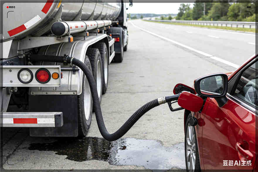 回民区汽车救援送水案例